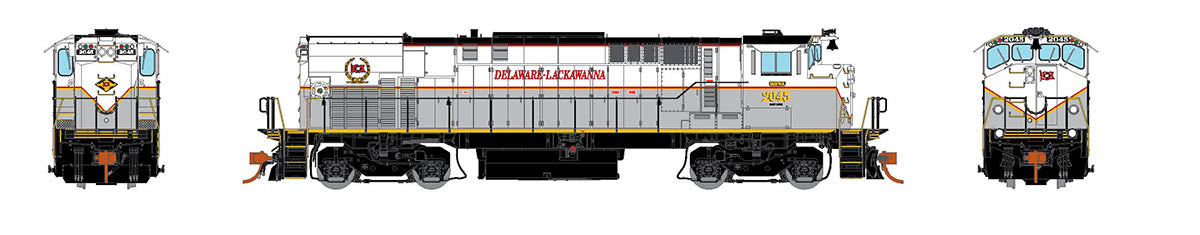 Rapido 033037 HO Scale MLW M420 Diesel Delaware Lackawanna 2045