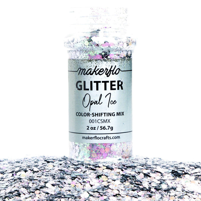 MakerFlo Crafts Opal Ice - Chunky Mix Glitter 2oz