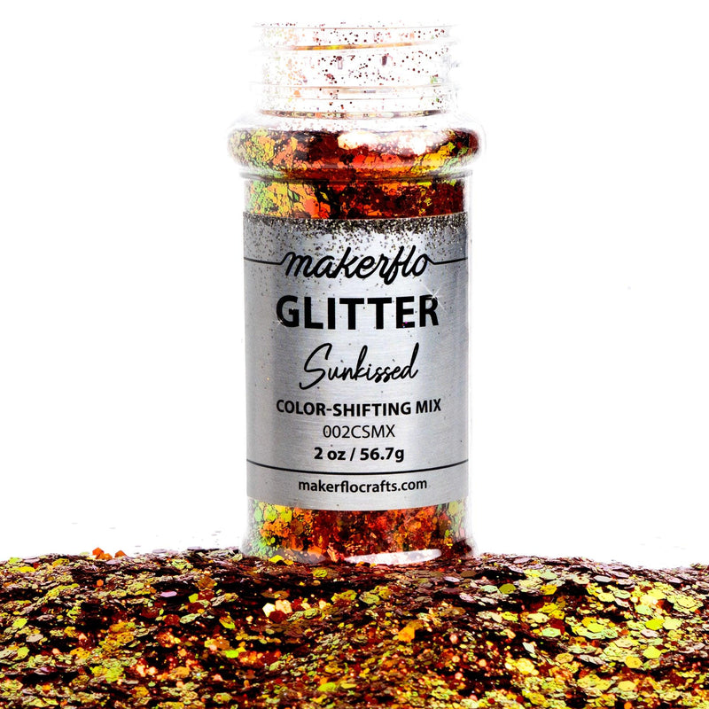 MakerFlo Crafts Sunkissed - Chunky Mix Glitter 2oz