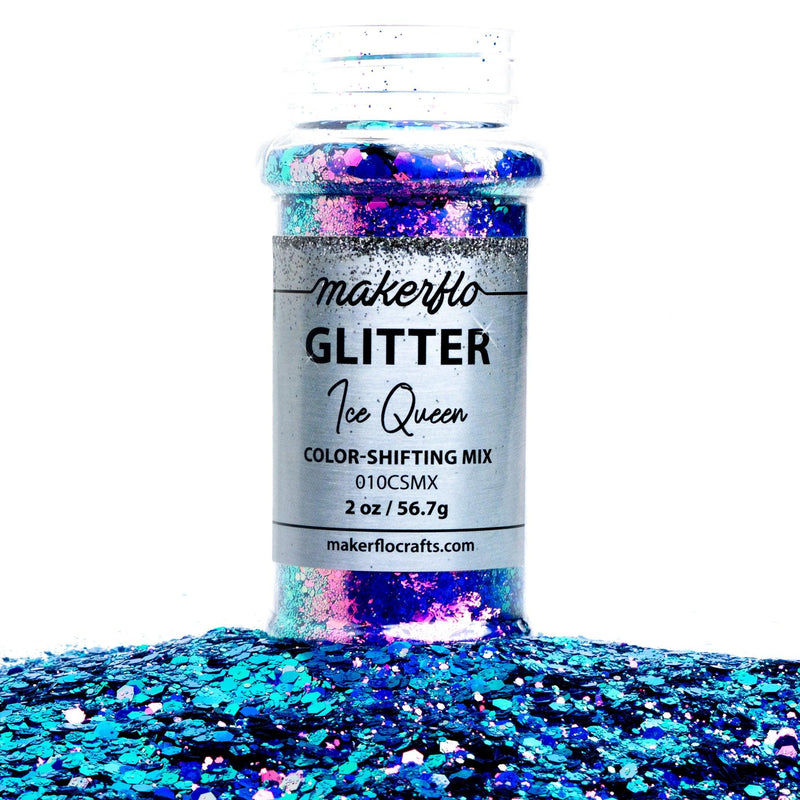 MakerFlo Crafts Ice Queen - Chunky Mix Glitter 2oz
