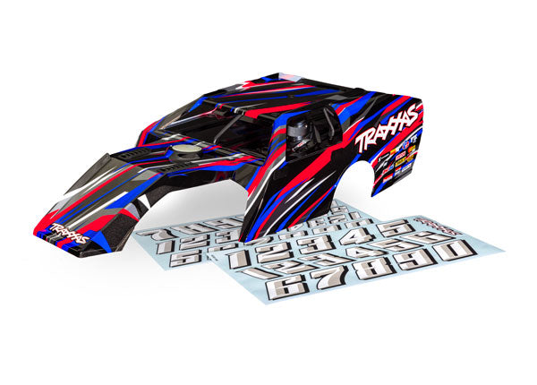 Traxxas 10411-RED Red Slash Mudboss Clipless Body