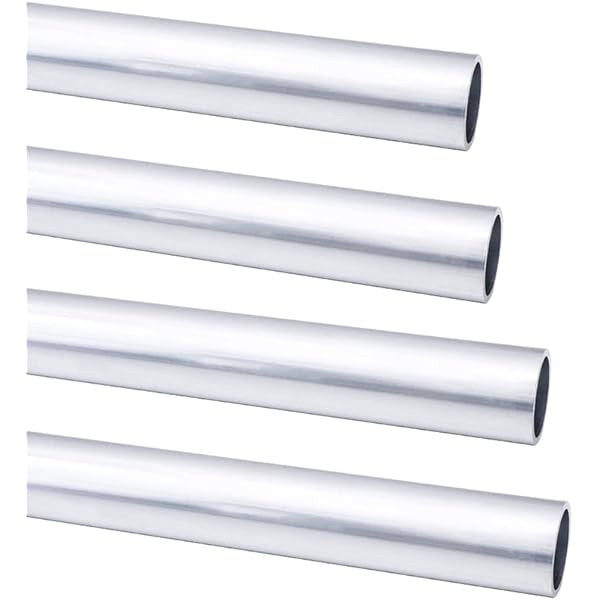 K&S Engineering 1102 3/8"x36" Streamline Aluminum Tube 4 Pack