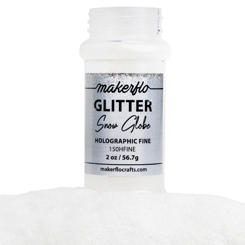 MakerFlo Crafts Snow Globe - Fine Glitter 2oz