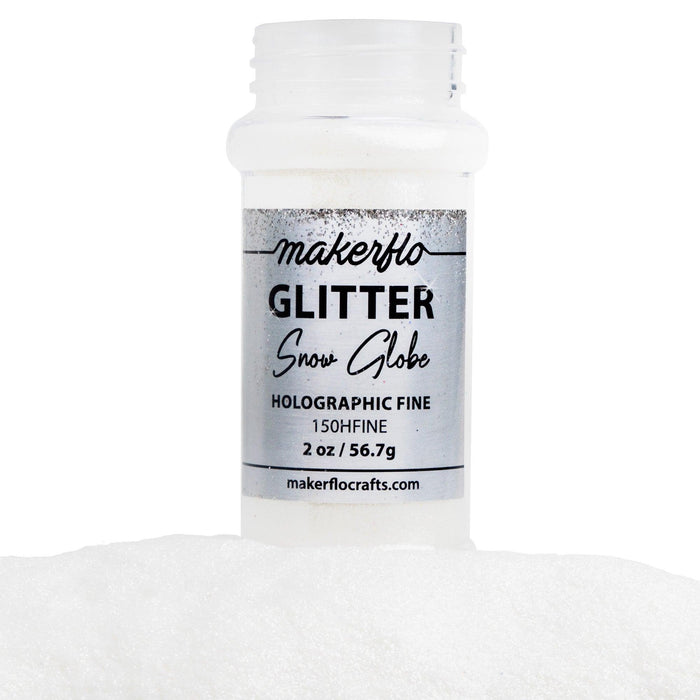 MakerFlo Crafts Snow Globe - Fine Glitter 2oz