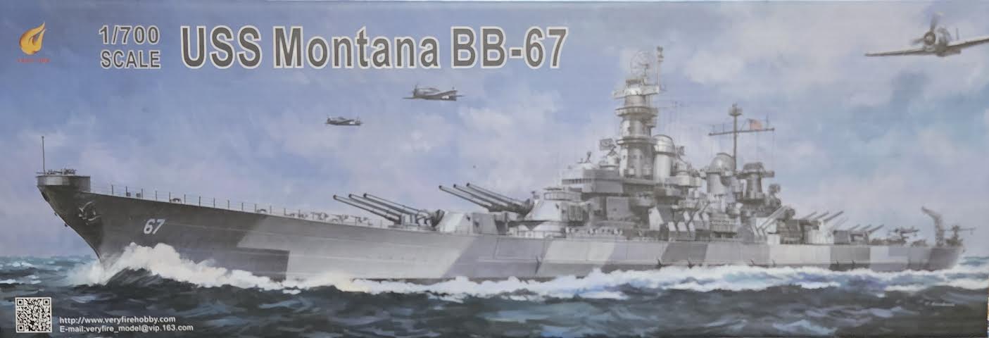 Very Fire 700901 1/700 USS Montana BB67 Battleship Model Kit