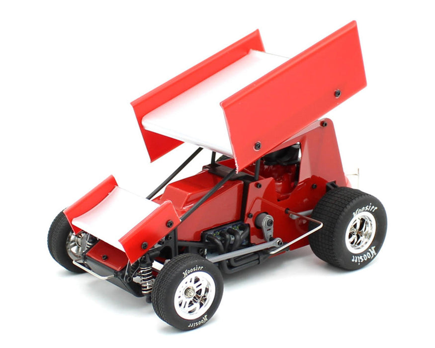 1RC 1095 1/18 Sprint Car 4.0 Brushless RTR 2WD Oval Racer with Red Body