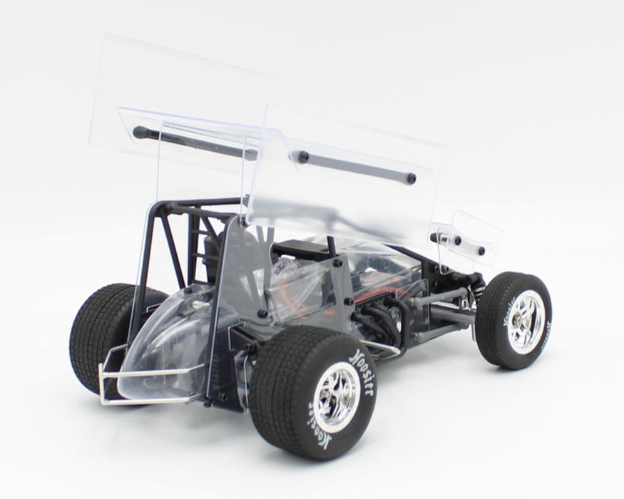 1RC 1097 1/18 Sprint Car 4.0 Brushless RTR 2WD Oval Racer with Clear Body
