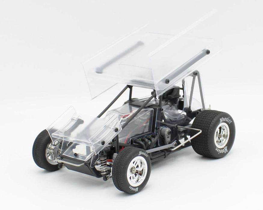 1RC 1097 1/18 Sprint Car 4.0 Brushless RTR 2WD Oval Racer with Clear Body