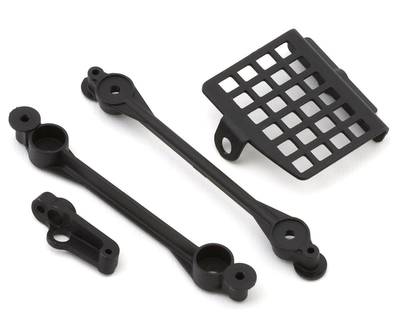 1RC 2056 1/18 Asphalt Late Model Body Mounts with Window Net