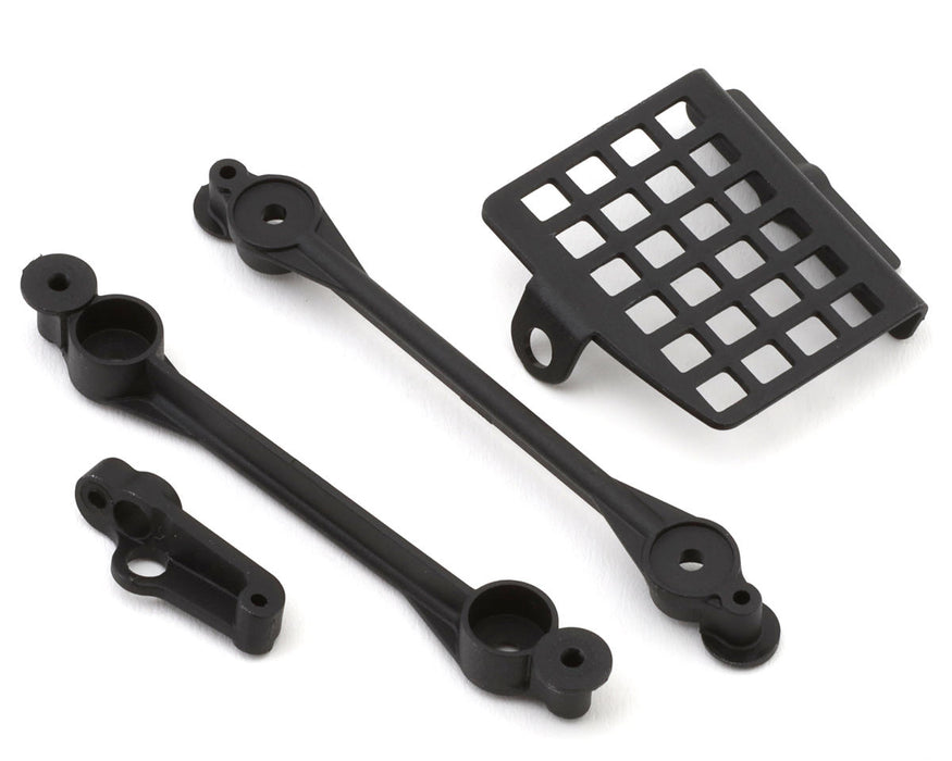 1RC 2056 1/18 Asphalt Late Model Body Mounts with Window Net