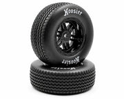 1RC 5602 1/7 Sprint Car Pre-Mounted Soft Front Tires on Black Wheels (2 Pack)