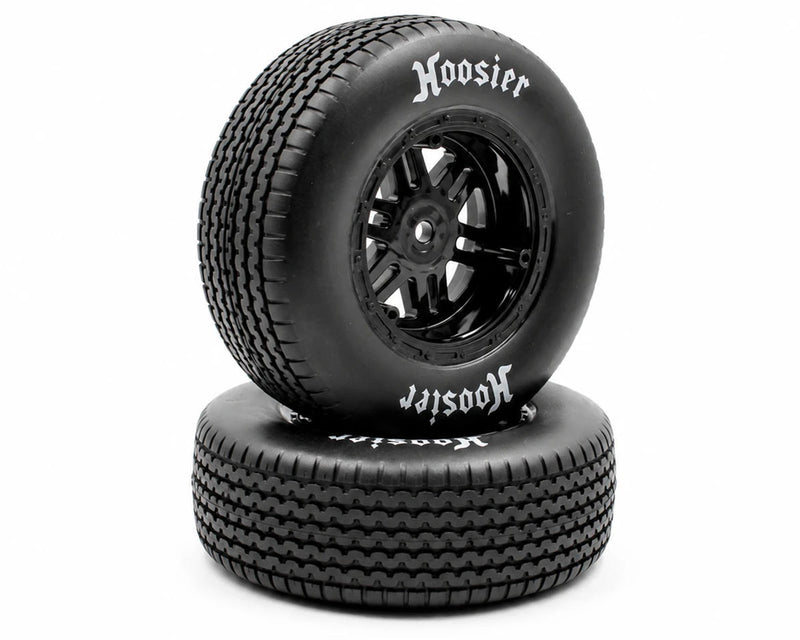 1RC 5602 1/7 Sprint Car Pre-Mounted Soft Front Tires on Black Wheels (2 Pack)