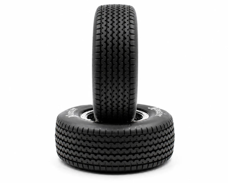1RC 5603 1/7 Sprint Car Pre-Mounted Soft Front Tires on Chrome Wheels (2 Pack)