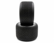 1RC 5606 1/7 Sprint Car Pre-Mounted Soft Rear Tires on Black Wheels (2 Pack)