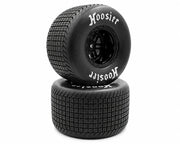 1RC 5606 1/7 Sprint Car Pre-Mounted Soft Rear Tires on Black Wheels (2 Pack)