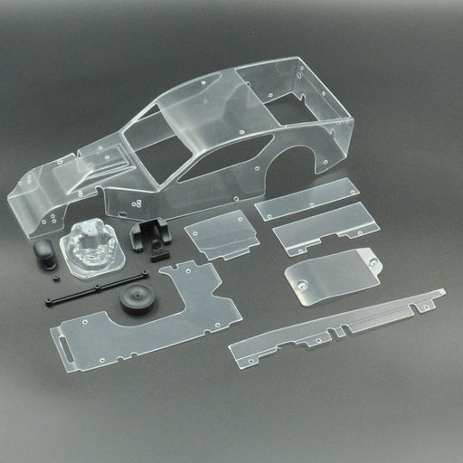 1RC 6058 Clear 1/18 Asphalt Modified Body