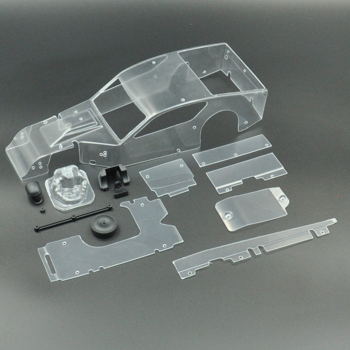 1RC 6058 Clear 1/18 Asphalt Modified Body