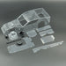 1RC 6058 Clear 1/18 Asphalt Modified Body