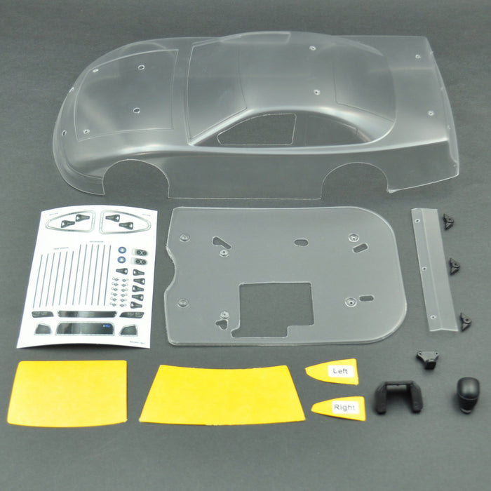 1RC 6059 Clear 1/18 Asphalt Late Model Body Set