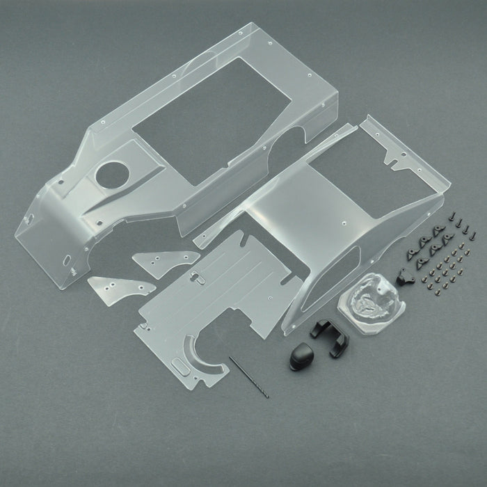 1RC 6068 Clear 1/18 Asphalt Modified Body Set
