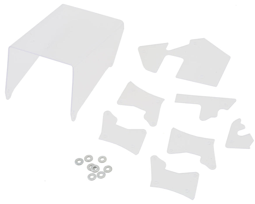 1RC 6069 1/18 Asphalt Sprint Car Top Wing & Front Wing Mounts