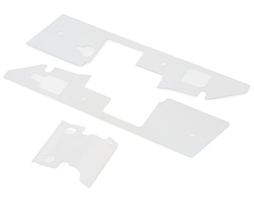 1RC 6072 Clear 1/18 EDM 3.0 Nose Panel & Chassis Panels