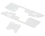 1RC 6072 Clear 1/18 EDM 3.0 Nose Panel & Chassis Panels