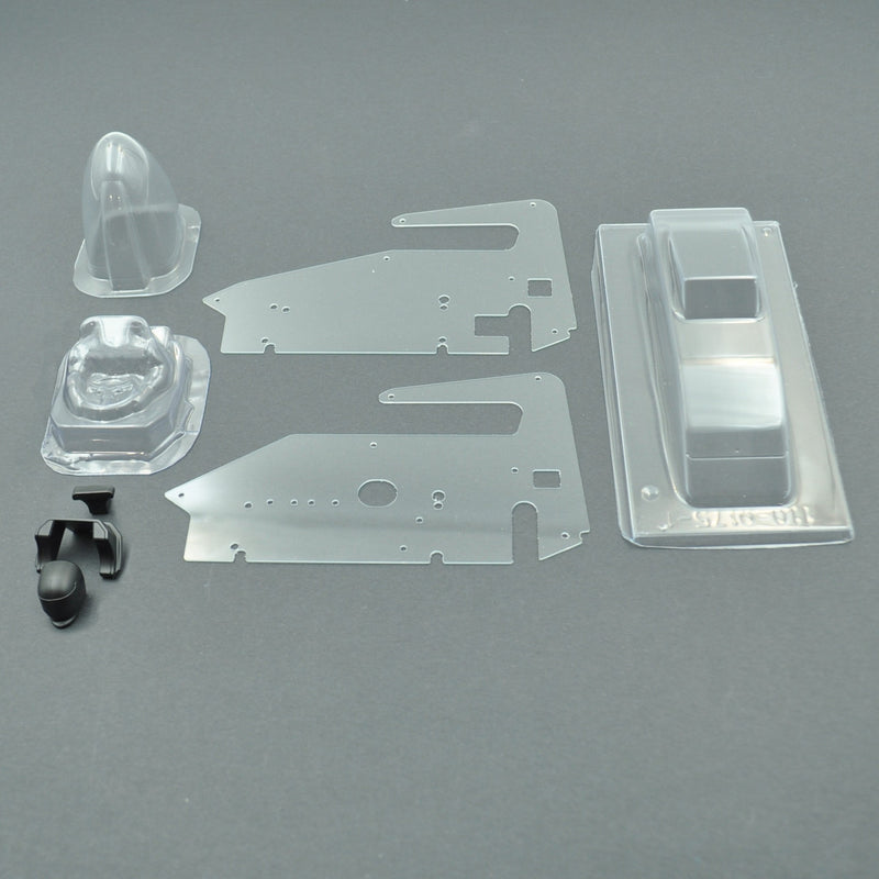 1RC 6075 Clear 1/18 Midget 4.0 Body Set