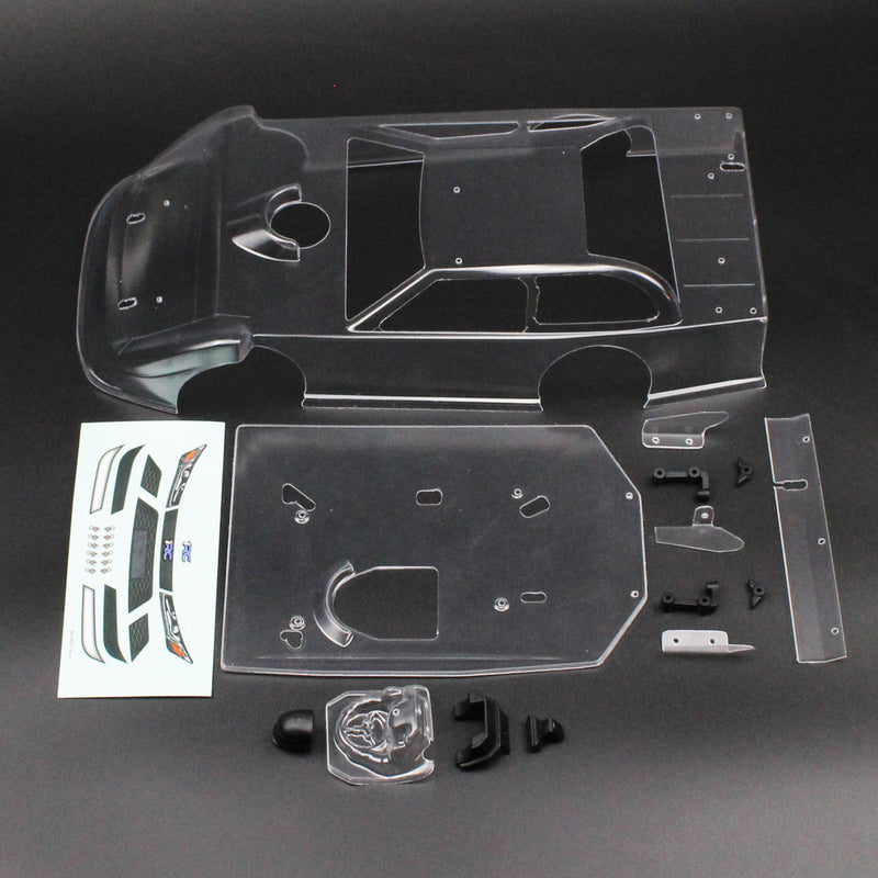 1RC 6085 Clear 1/18 Late Model 3.0 Body Assembly Set