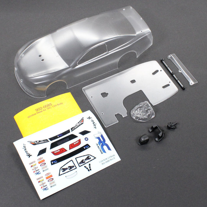 1RC 6400 Clear 1/24 Asphalt Late Model Body Set