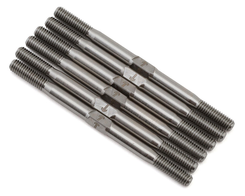 1UP Racing 74941 Silver XRAY XB2 2026 Pro Duty Titanium Turnbuckles Set