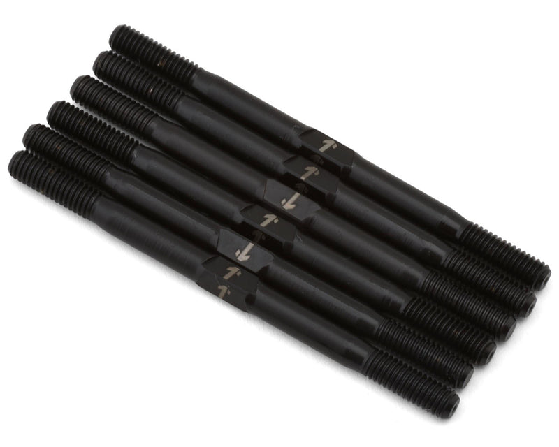 1UP Racing 74941B Black XRAY XB2 2026 Pro Duty Titanium Turnbuckles Set