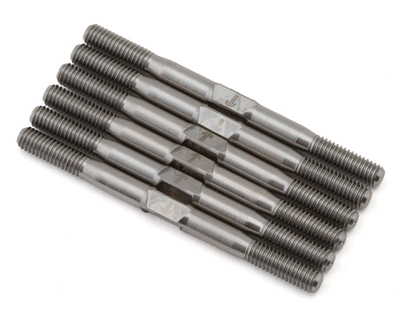 1UP Racing 74985 Silver Yokomo SO 3.0 Pro Duty Titanium Turnbuckles Set