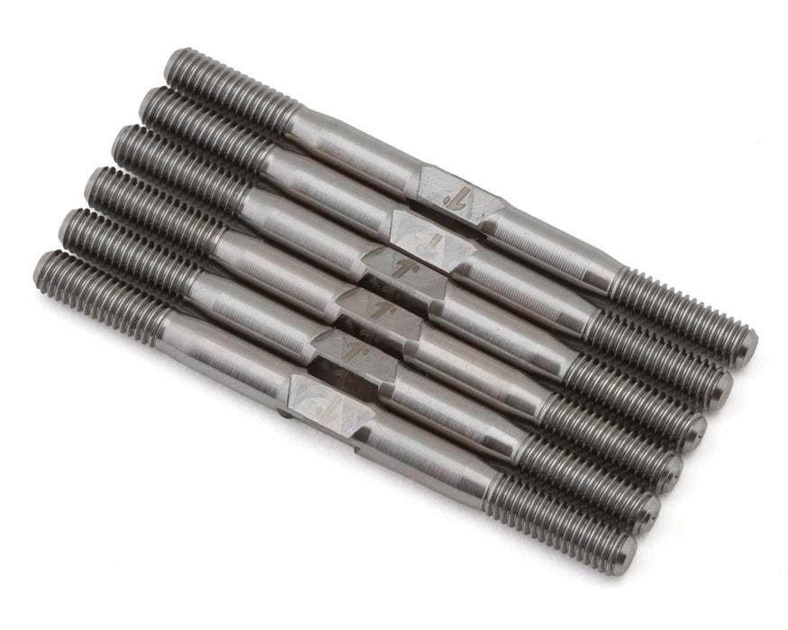 1UP Racing 74985 Silver Yokomo SO 3.0 Pro Duty Titanium Turnbuckles Set