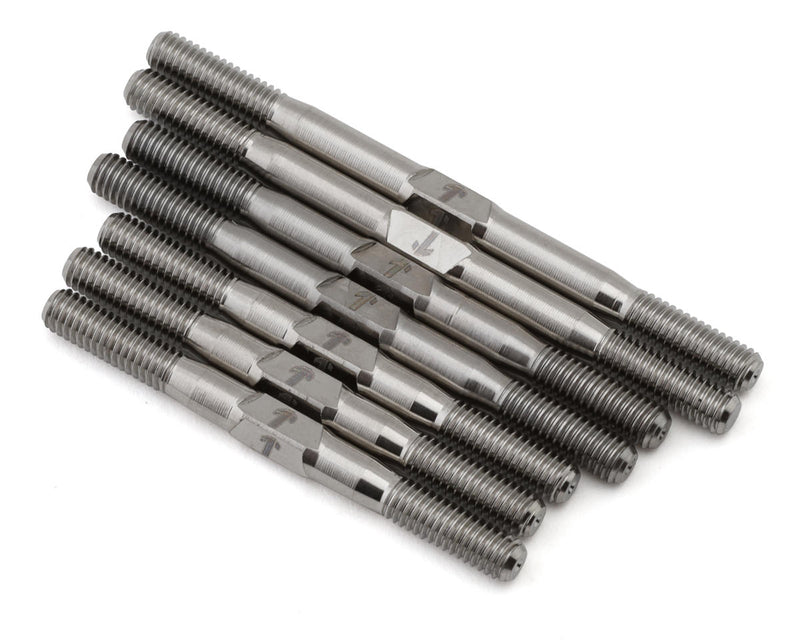 1UP Racing 74986 Silver Yokomo MO 3.0 Pro Duty Titanium Turnbuckle Set