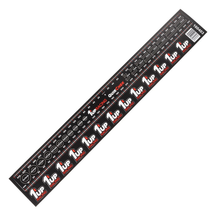 1UP Racing 160403 QuikChek Decal with Red Accent