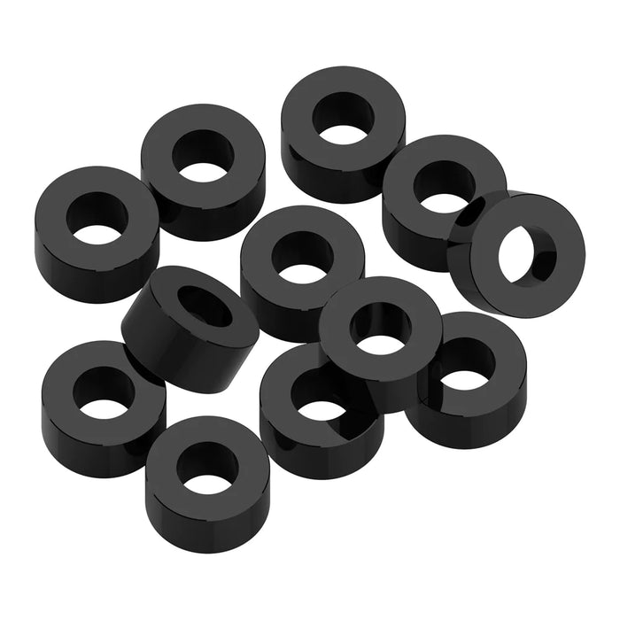 1UP Racing 80305 Black Precision Aluminum Shims 3x6x3mm 12 Pack