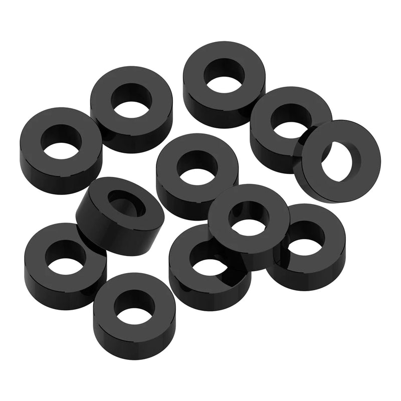 1UP Racing 80308 Black Precision Aluminum Shims 3x6x2.5mm 12 Pack