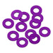 1UP Racing 80322 Purple Precision Aluminum Shims 3x6x0.5mm 12 Pack