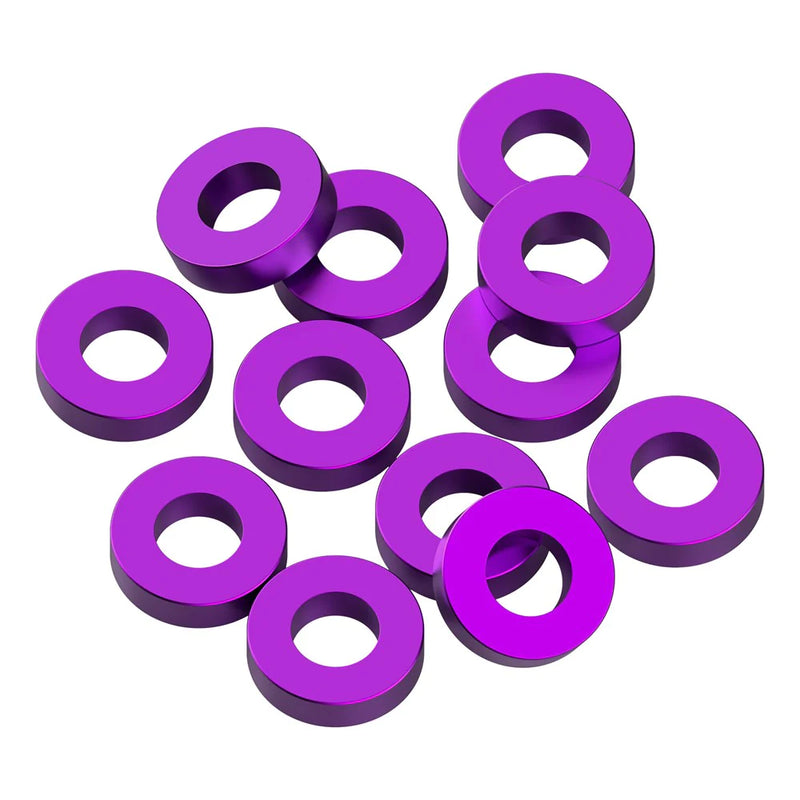 1UP Racing 80325 Purple Precision Aluminum Shims 3x6x1.5mm 12 Pack