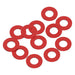 1UP Racing 80331 Red Precision Aluminum Shims 3x6x0.25mm 12 Pack