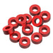 1UP Racing 80337 Red Precision Aluminum Shims 3x6x2.5mm 12 Pack