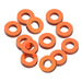 1UP Racing 80357 Orange Precision Aluminum Shims 3x6x1.5mm 12 Pack