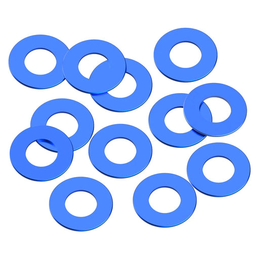 1UP Racing 80391 Dark Blue Precision Aluminum Shims 3x6x0.25mm 12 Pack