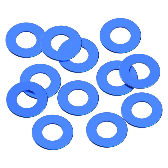 1UP Racing 80391 Dark Blue Precision Aluminum Shims 3x6x0.25mm 12 Pack