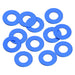 1UP Racing 80391 Dark Blue Precision Aluminum Shims 3x6x0.25mm 12 Pack