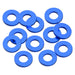 1UP Racing 80393 Dark Blue Precision Aluminum Shims 3x6x0.75mm 12 Pack