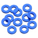 1UP Racing 80394 Dark Blue Precision Aluminum Shims 3x6x1mm 12 Pack