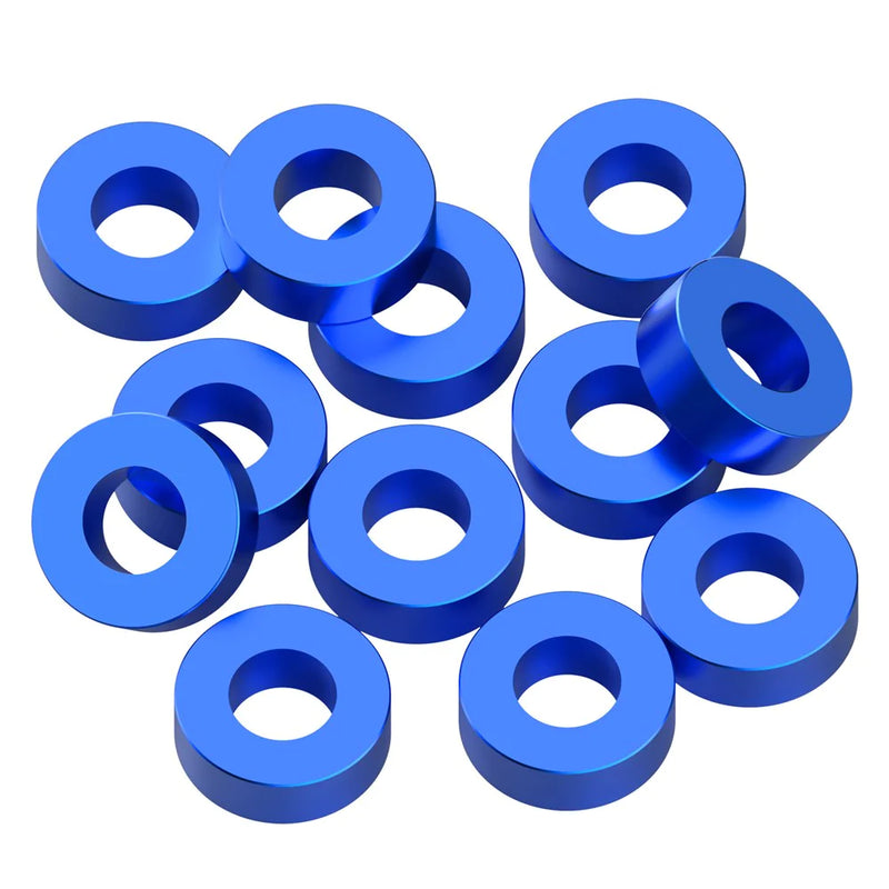 1UP Racing 80396 Dark Blue Precision Aluminum Shims 3x6x2mm 12 Pack