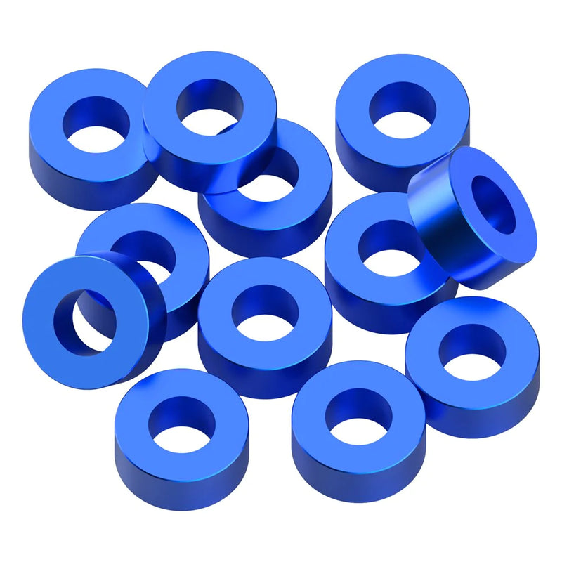 1UP Racing 80397 Dark Blue Precision Aluminum Shims 3x6x2.5mm 12 Pack